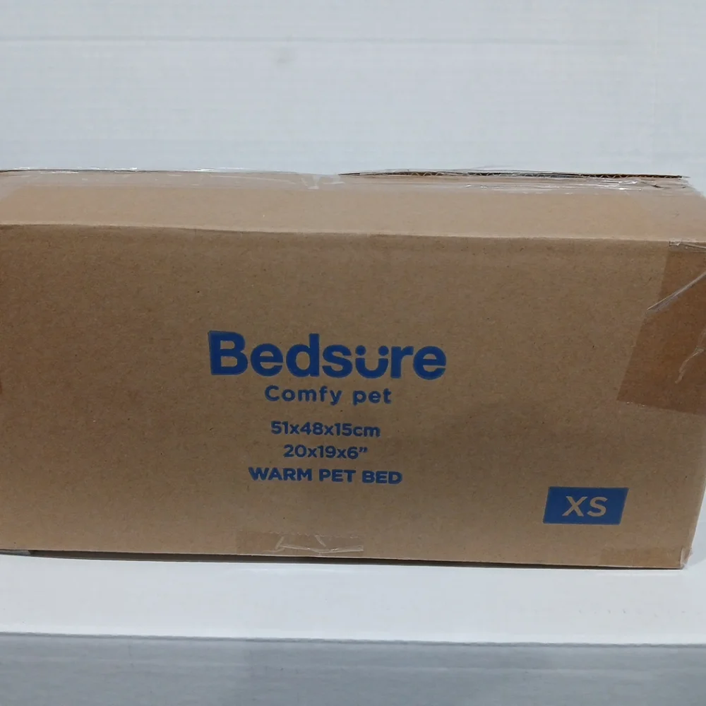 Bedsure Tan and Cream Pet Bed